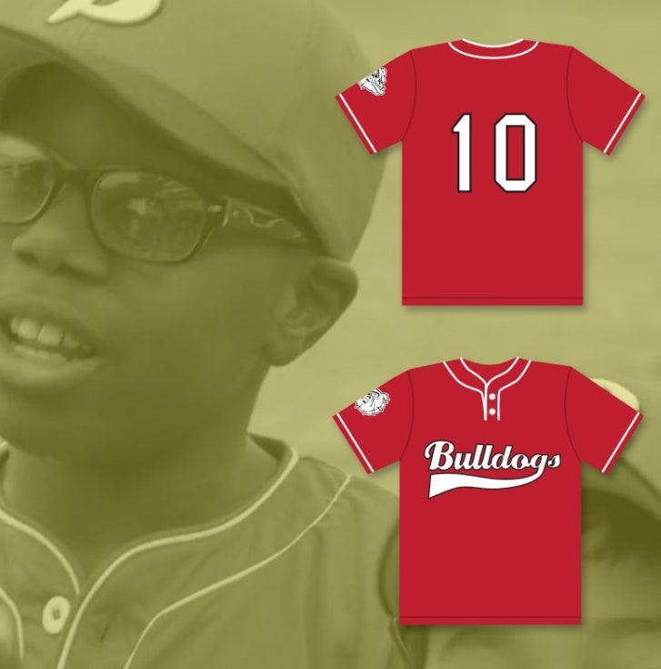 Custom Any Name Number PLAYER 10 BULLDOGS BASEBALL JERSEY HOME RUN Top Stitched S-6XL