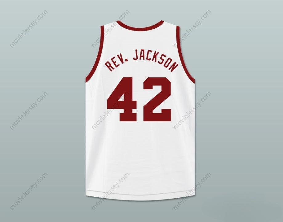 CUSTOM ANY Name Number REVEREND GRADY JACKSON 42  PYTHONS BASKETBALL JERSEY THE FISH THAT SAVED  Top Stitched S-6XL