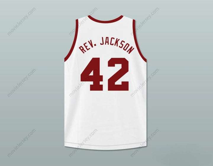 CUSTOM ANY Name Number REVEREND GRADY JACKSON 42  PYTHONS BASKETBALL JERSEY THE FISH THAT SAVED  Top Stitched S-6XL