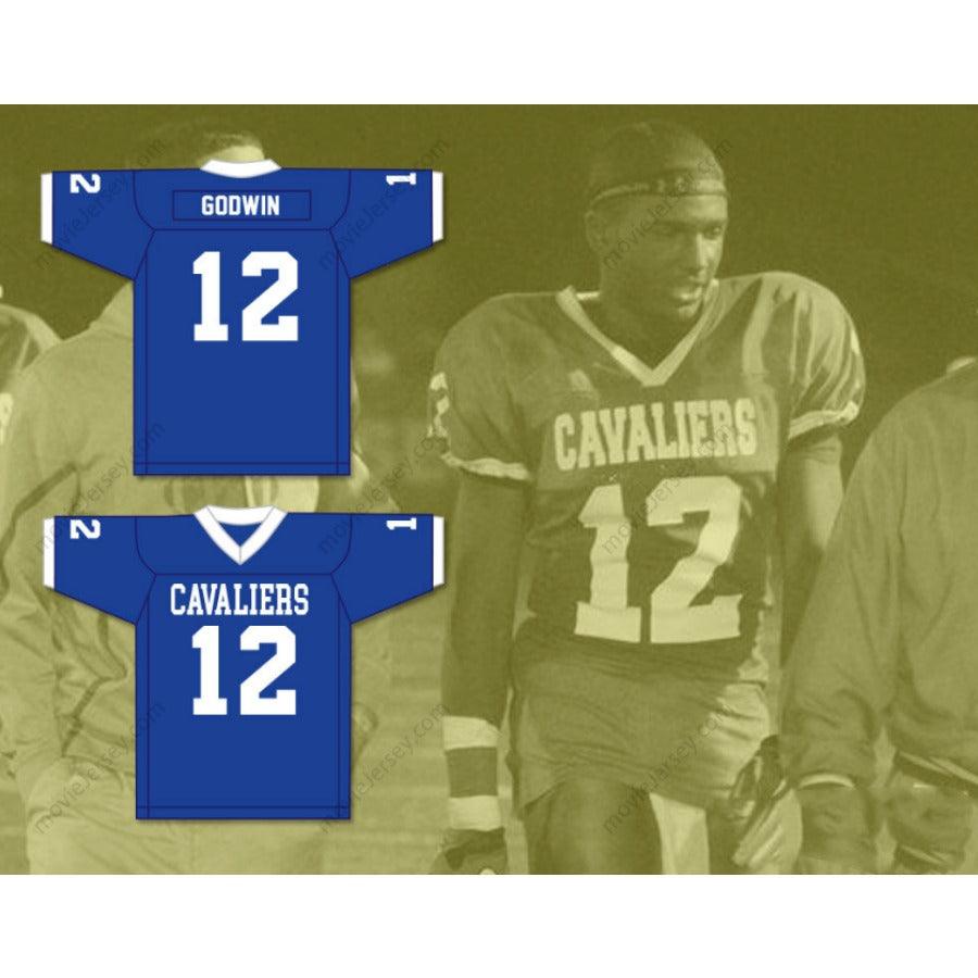 CUSTOM ANY Name Number CHRIS GODWIN 12 MIDDLETOWN HIGH SCHOOL CAVALIERS Football Jersey Top Stitched S-6XL