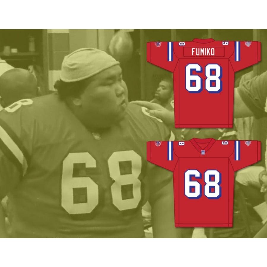 CUSTOM ANY Name Number JUMBO FUMIKO 68 WASHINGTON SENTINELS HOME Football Jersey Top Stitched S-6XL