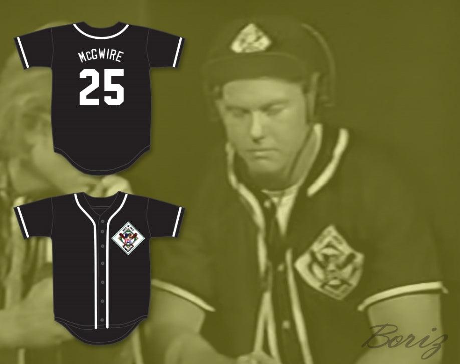Custom Any Name Number MARK MCGWIRE 25 AARDVARKS BASEBALL JERSEY 1ST ANNUAL ROCK N' JOCK DIAMOND DERBY Top Stitched S-6XL