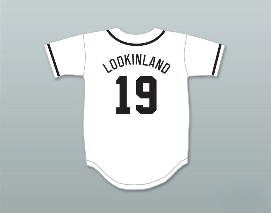 Custom Any Name Number MIKE LOOKINLAND 19 SALAMANDERS BASEBALL JERSEY 1ST ANNUAL ROCK N' JOCK DIAMOND DERBY Top Stitched S-6XL