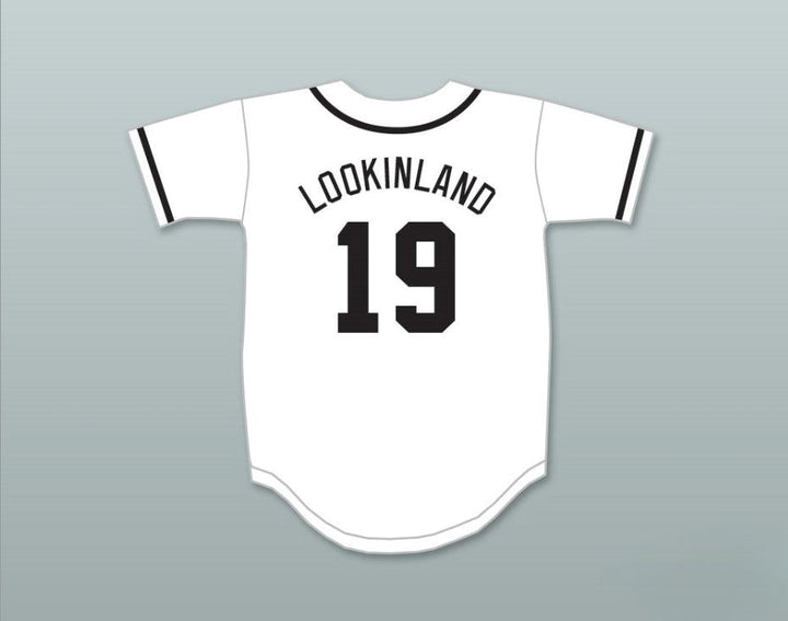 Custom Any Name Number MIKE LOOKINLAND 19 SALAMANDERS BASEBALL JERSEY 1ST ANNUAL ROCK N' JOCK DIAMOND DERBY Top Stitched S-6XL