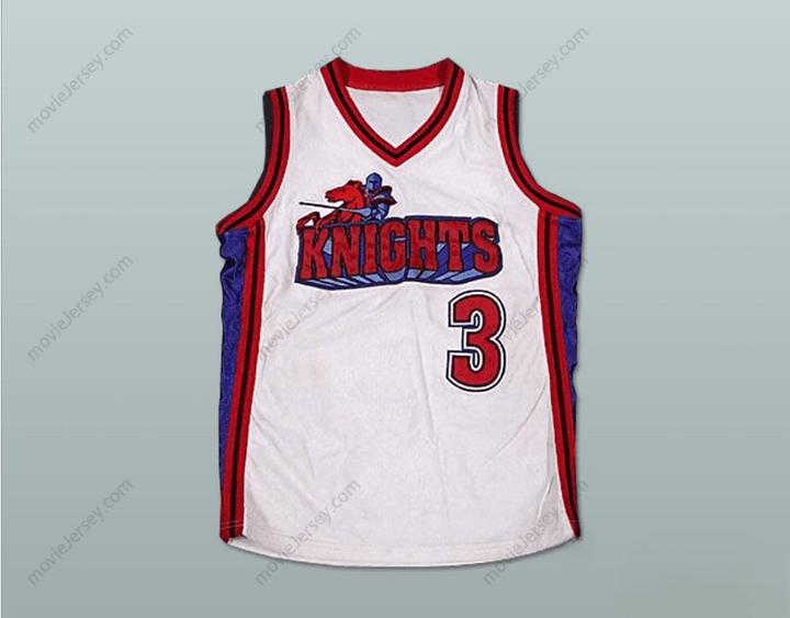 CUSTOM ANY Name Number LIL' BOW WOW CALVIN CAMBRIDGE 3 KNIGHTS BASKETBALL JERSEY LIKE MIKE Top Stitched S-6XL