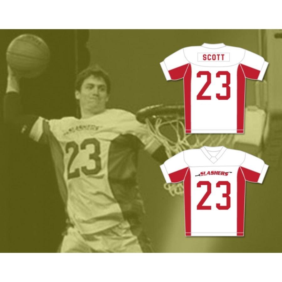 CUSTOM ANY Name Number JAMES LAFFERTY NATHAN SCOTT 23 SLASHERS SLAMBALL JERSEY ONE TREE HILL Top Stitched S-6XL