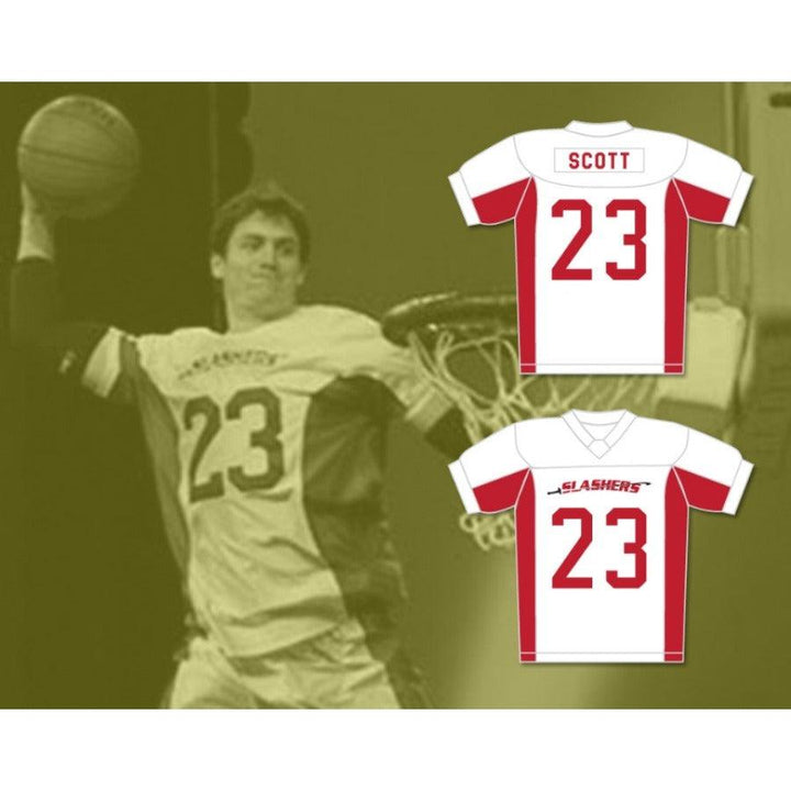 CUSTOM ANY Name Number JAMES LAFFERTY NATHAN SCOTT 23 SLASHERS SLAMBALL JERSEY ONE TREE HILL Top Stitched S-6XL