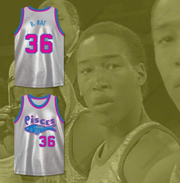 CUSTOM ANY Name Number BENNY RAE 36  PISCES BASKETBALL JERSEY THE FISH THAT SAVED  Top Stitched S-6XL