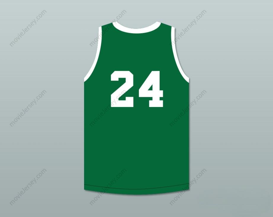CUSTOM ANY Name Number TACKO FALL 24 JAMIE'S HOUSE CHARTER SCHOOL JAGUARS GREEN BASKETBALL JERSEY Top Stitched S-6XL