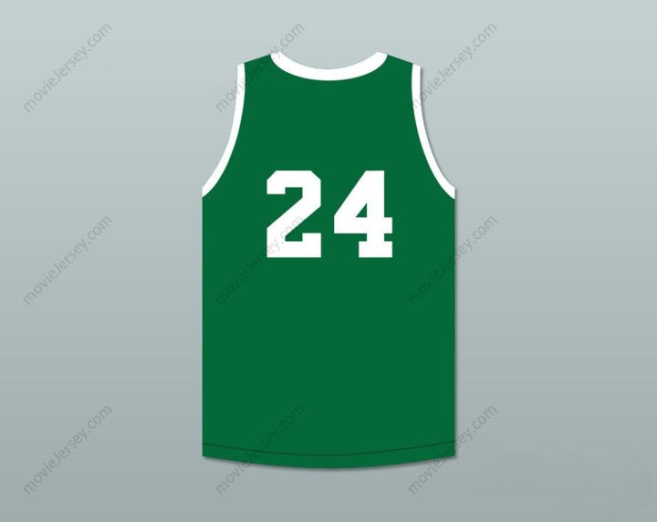 CUSTOM ANY Name Number TACKO FALL 24 JAMIE'S HOUSE CHARTER SCHOOL JAGUARS GREEN BASKETBALL JERSEY Top Stitched S-6XL