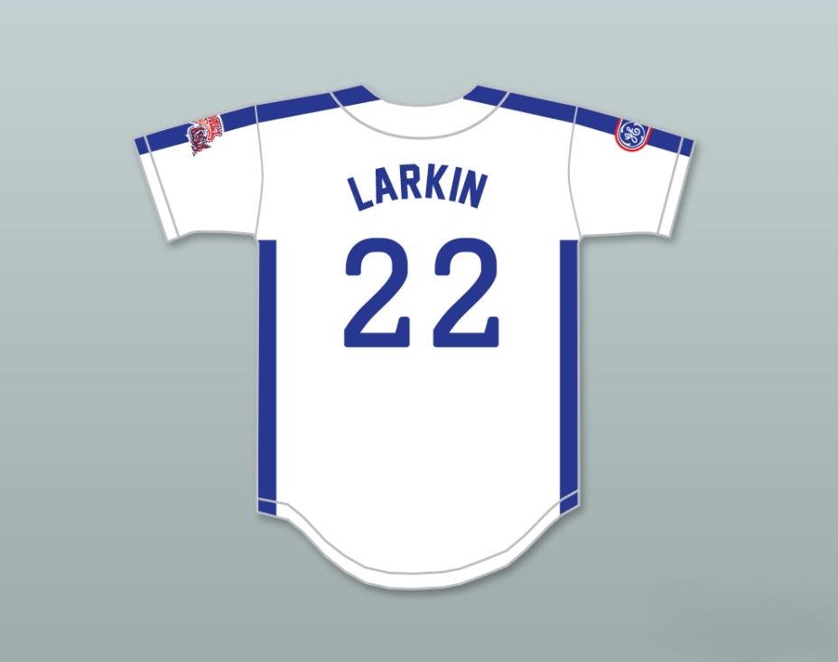 Custom Any Name Number BARRY LARKIN 22 1984 USA TEAM WHITE BUTTON DOWN BASEBALL JERSEY Top Stitched S-6XL