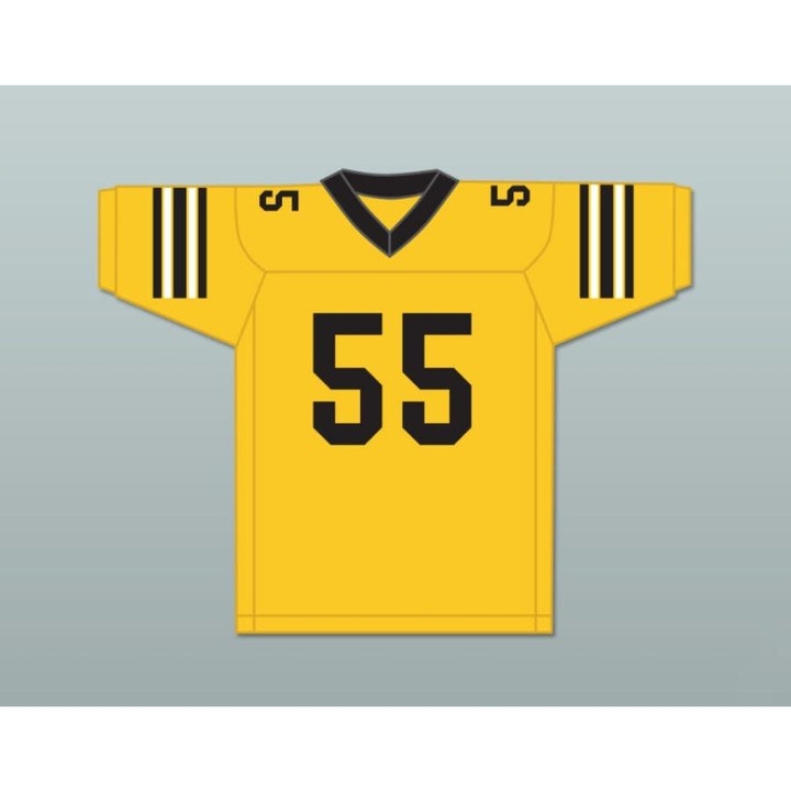 CUSTOM ANY Name Number BRIAN RILEY 55 AMPIPE HIGH SCHOOL BULLDOGS Football Jersey Top Stitched S-6XL