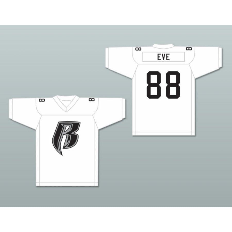 CUSTOM ANY Name Number EVE ROUGH RYDERS 88 SILVER Football Jersey Top Stitched S-6XL