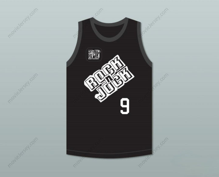 CUSTOM ANY Name Number JON STEWART 9 BRICKLAYERS BASKETBALL JERSEY 3RD ANNUAL ROCK N' JOCK B-BALL JAM 1993 Top Stitched S-6XL