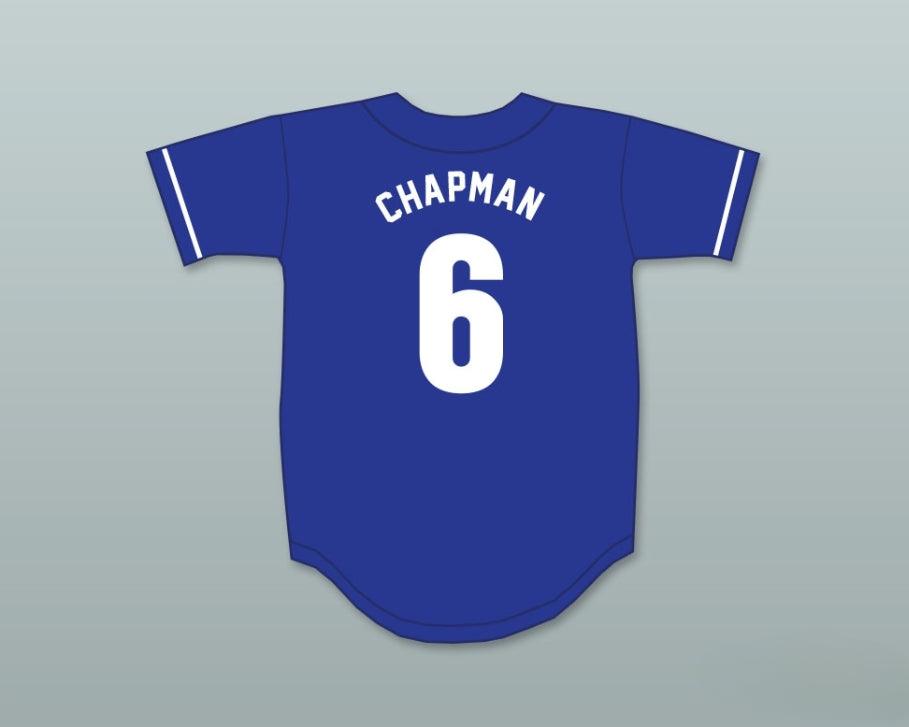 Custom Any Name Number MATT CHAPMAN 6 EL TORO HIGH SCHOOL CHARGERS BLUE BASEBALL JERSEY 2 Top Stitched S-6XL