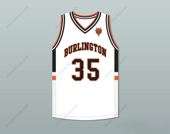 CUSTOM ANY Name Number TONY ROMO 35  HIGH SCHOOL WHITE BASKETBALL JERSEY WITH PATCH Top Stitched S-6XL