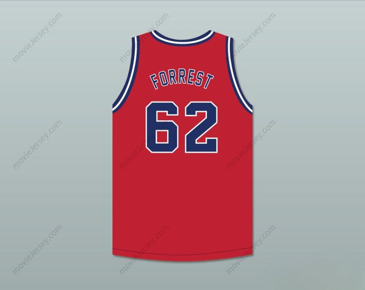 CUSTOM ANY Name Number GENERAL NATHAN BEDFORD FORREST 62 FORREST'S CAVALRY CORPS FLAG BASKETBALL JERSEY Top Stitched S-6XL
