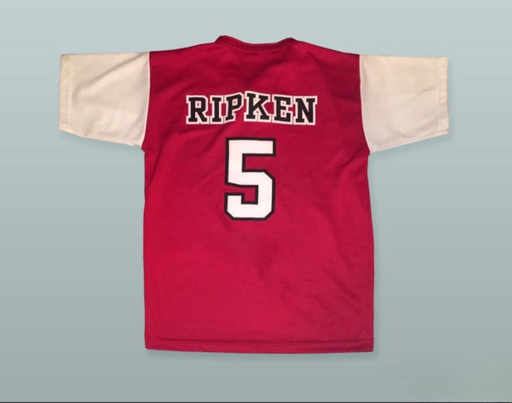Custom Any Name Number CAL RIPKEN JR. 5  RED WINGS RED BASEBALL JERSEY Top Stitched S-6XL
