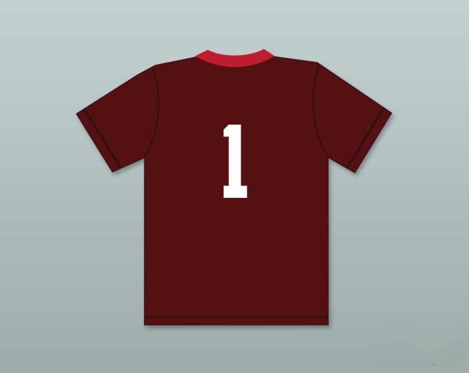 Custom Any Name Number TREVOR HOFFMAN 1  HIGH SCHOOL REBELS MAROON BASEBALL JERSEY 1 Top Stitched S-6XL