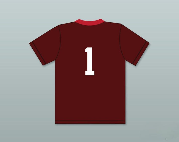 Custom Any Name Number TREVOR HOFFMAN 1  HIGH SCHOOL REBELS MAROON BASEBALL JERSEY 1 Top Stitched S-6XL
