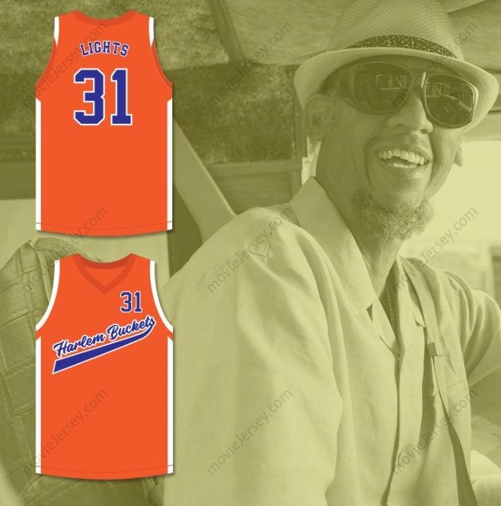 CUSTOM ANY Name Number LIGHTS 31 HARLEM BUCKETS ALTERNATE BASKETBALL JERSEY UNCLE DREW Top Stitched S-6XL