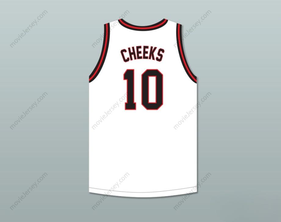 CUSTOM ANY Name Number MAURICE CHEEKS 10 DUSABLE HIGH SCHOOL PANTHERS WHITE BASKETBALL JERSEY 1 Top Stitched S-6XL