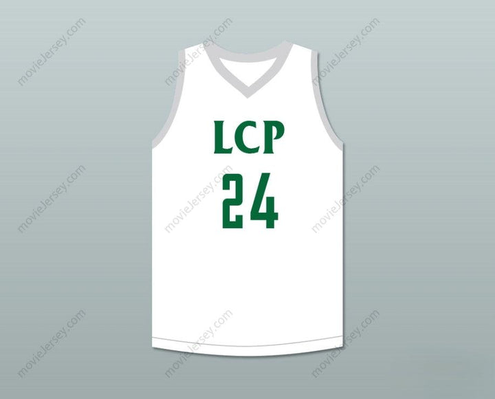 CUSTOM ANY Name Number TACKO FALL 24   LIONS WHITE BASKETBALL JERSEY Top Stitched S-6XL