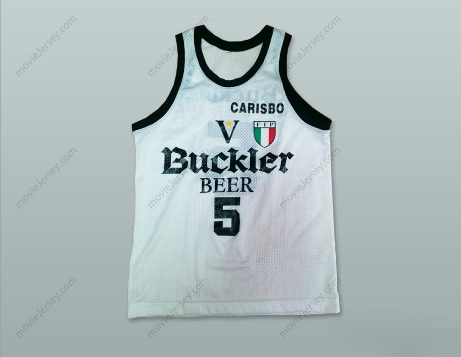 CUSTOM ANY Name Number SASHA DANILOVIC 5 VIRTUS BOLOGNA BASKETBALL JERSEY Top Stitched S-6XL