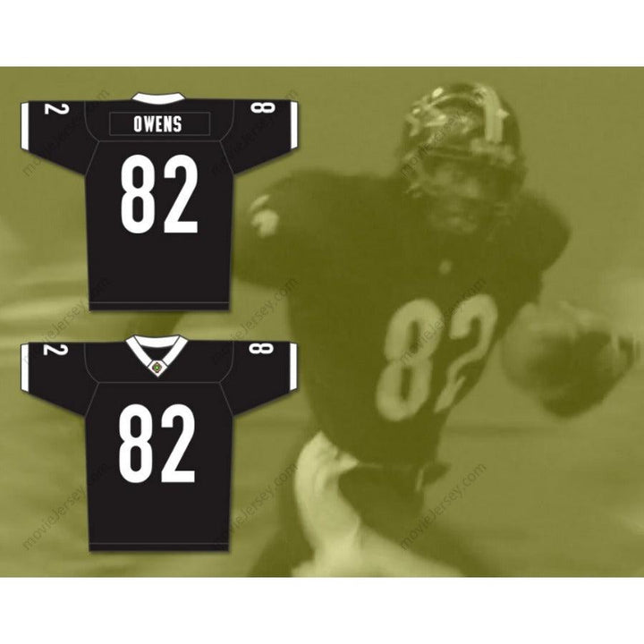 CUSTOM ANY Name Number TERRELL OWENS 82 MIAMI SHARKS WHITE TRIM Football Jersey Top Stitched S-6XL