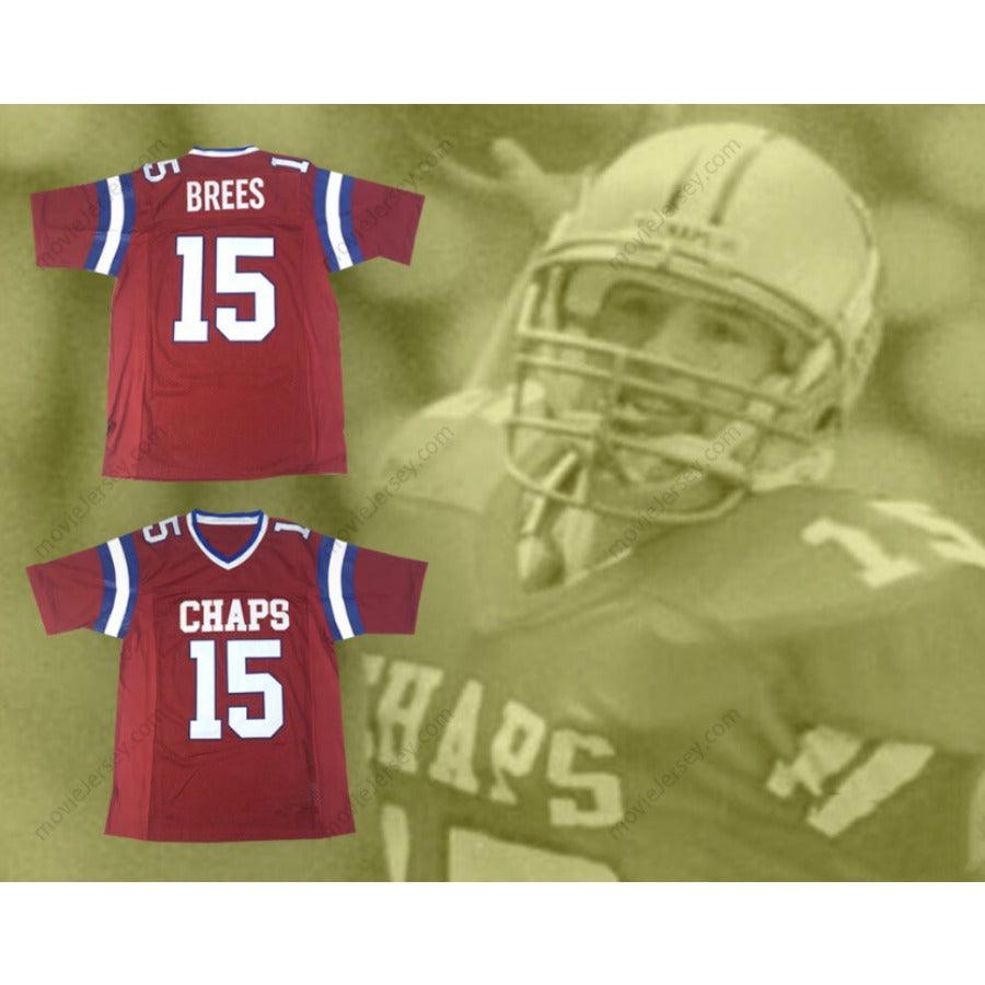 CUSTOM ANY Name Number DREW BREES 15 WESTLAKE HIGH SCHOOL CHAPARRALS FOOTBALL JERSEY Top Stitched S-6XL