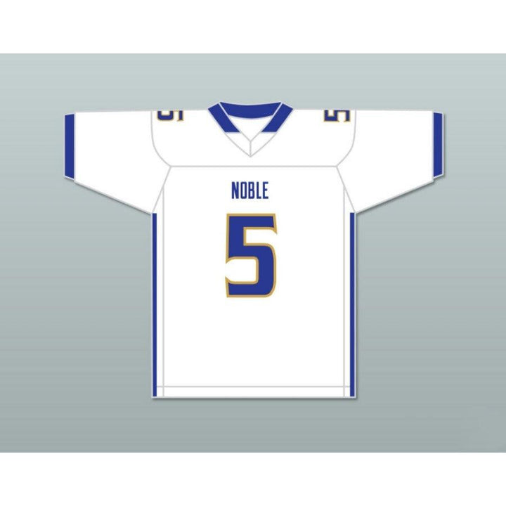 CUSTOM ANY Name Number RONNIE BEST 5 NOBLE KNIGHTS HIGH SCHOOL WHITE Football Jersey Top Stitched S-6XL