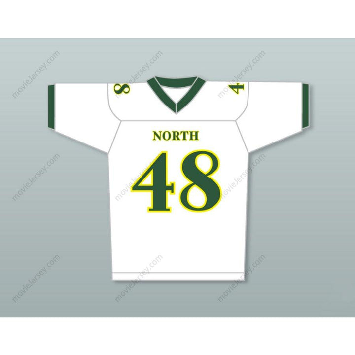 CUSTOM WHITE ROB GRONKOWSKI 48 NORTH HIGH SCHOOL FOOTBALL JERSEY Top Stitched S-6XL