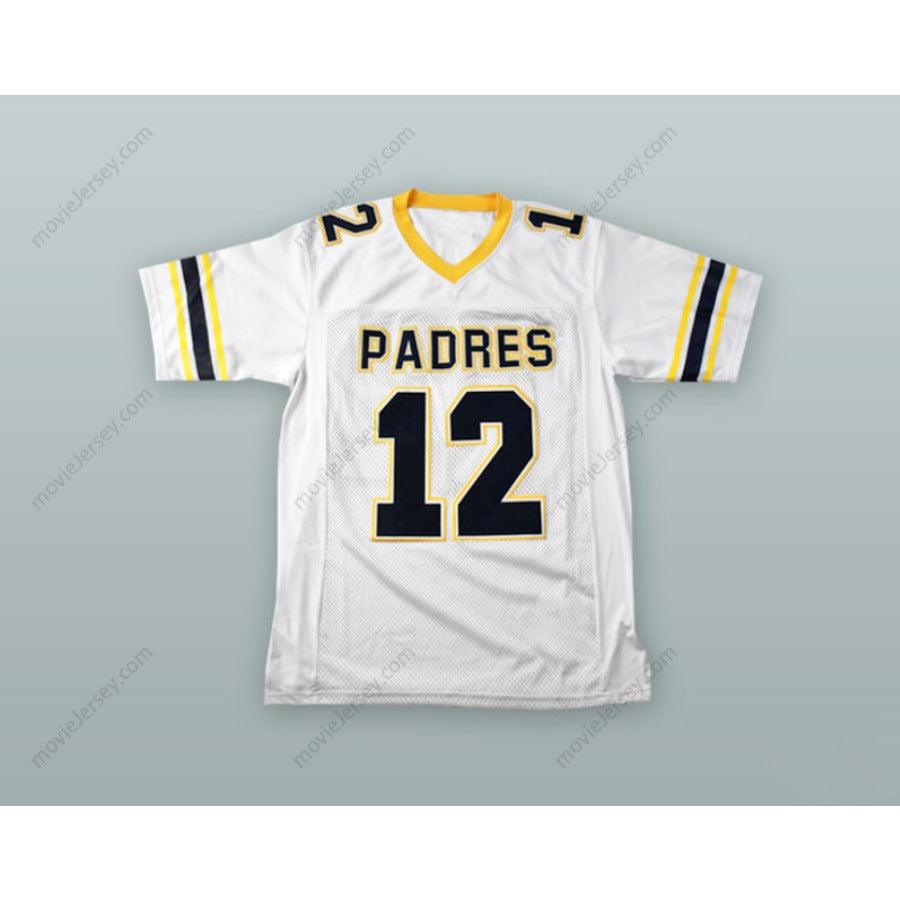 CUSTOM ANY Name Number TOM BRADY 12 JUNIPERO SERRA PADRES HIGH SCHOOL FOOTBALL JERSEY Top Stitched S-6XL