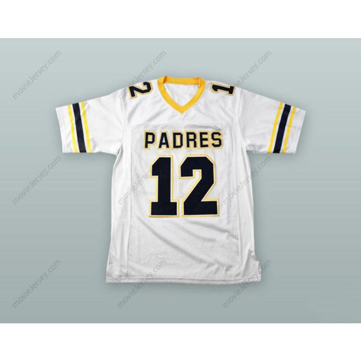 CUSTOM ANY Name Number TOM BRADY 12 JUNIPERO SERRA PADRES HIGH SCHOOL FOOTBALL JERSEY Top Stitched S-6XL
