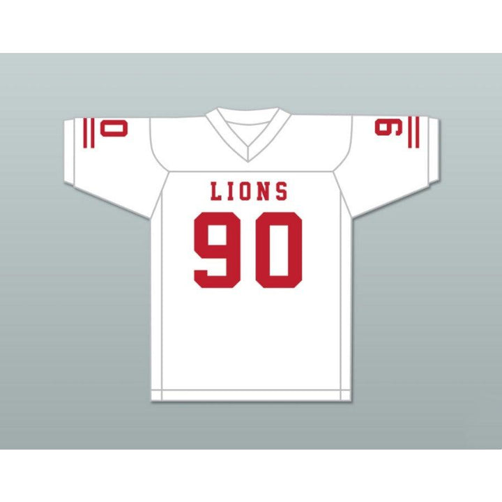 CUSTOM ANY Name Number RONALD OLLIE 90 EMCC LIONS FOOTBALL JERSEY INCLUDES PATCHES Top Stitched S-6XL