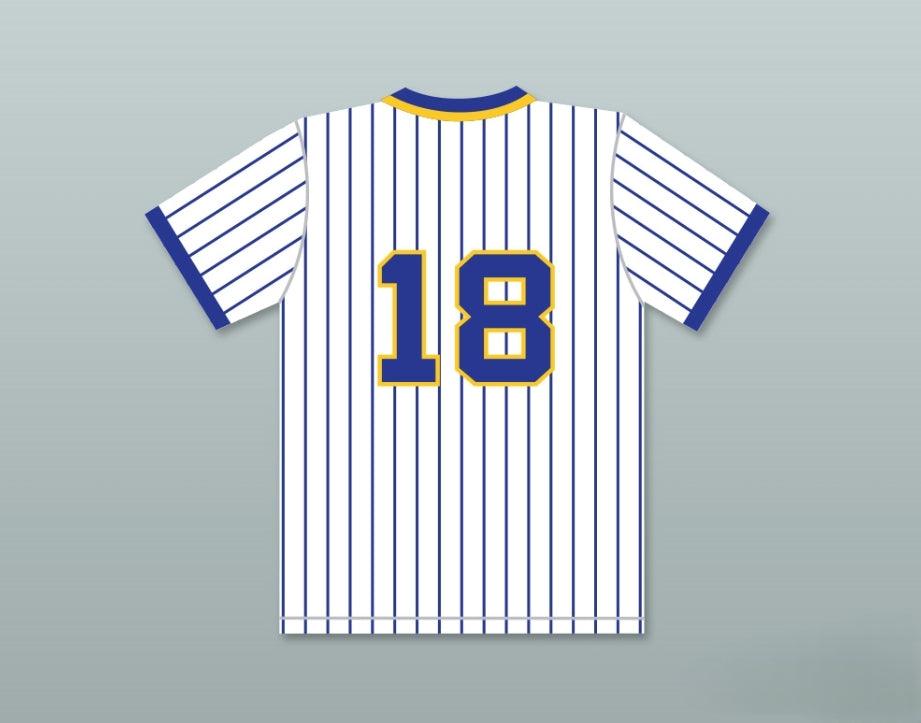 Custom Any Name Number DAN MARINO 18 CENTRAL CATHOLIC HIGH SCHOOL VIKINGS PINSTRIPED BASEBALL JERSEY Top Stitched S-6XL