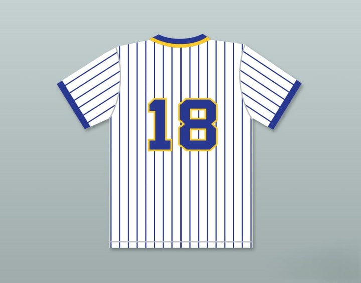 Custom Any Name Number DAN MARINO 18 CENTRAL CATHOLIC HIGH SCHOOL VIKINGS PINSTRIPED BASEBALL JERSEY Top Stitched S-6XL