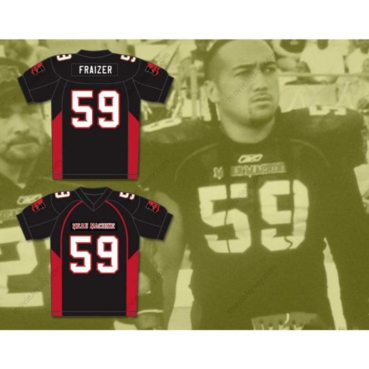 CUSTOM ANY Name Number CARLUCCI WEYANT 59 FRAIZER MEAN MACHINE CONVICTS Football Jersey Top Stitched S-6XL