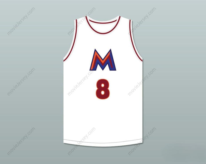 CUSTOM ANY Name Number RUI HACHIMURA 8 MEISEI HIGH SCHOOL WHITE BASKETBALL JERSEY 1 Top Stitched S-6XL