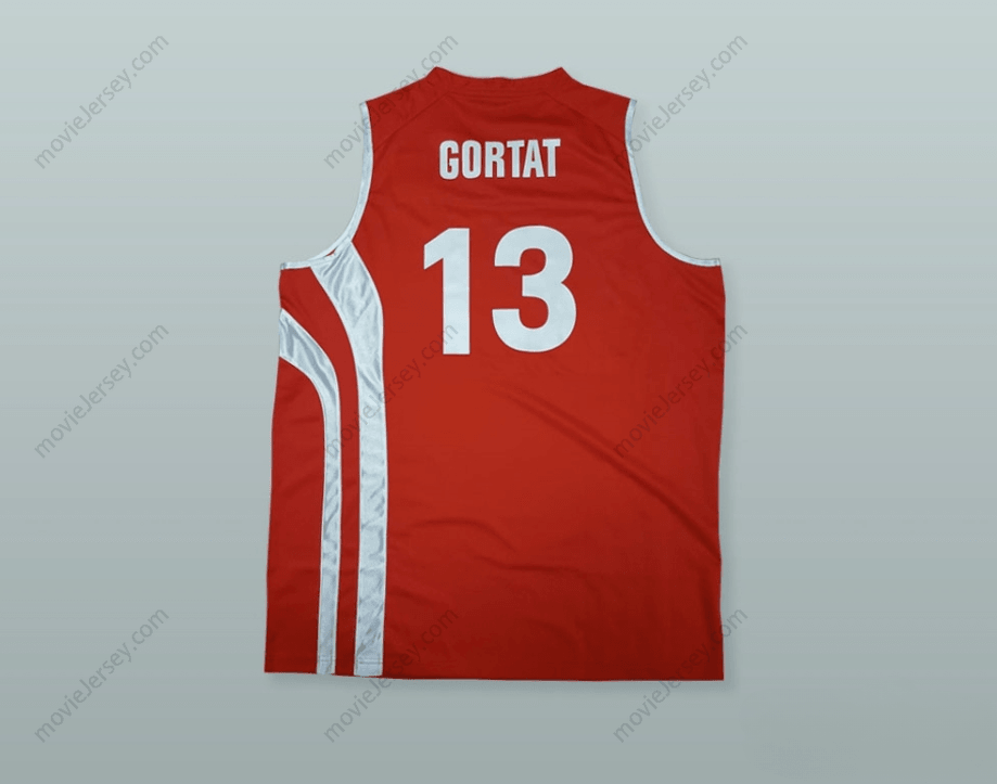 CUSTOM ANY Name Number MARCIN GORTAT 13 POLAND BASKETBALL JERSEY WITH PATCH Top Stitched S-6XL