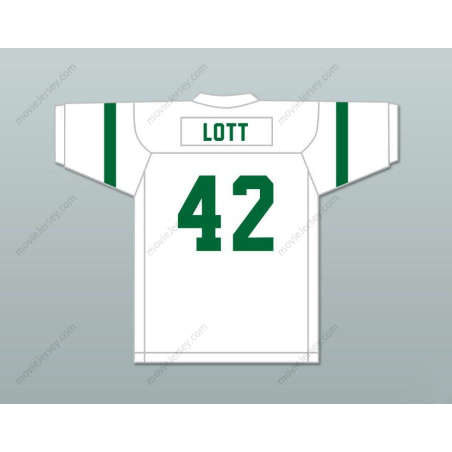 CUSTOM ANY Name Number RONNIE LOTT 42 EISENHOWER HIGH SCHOOL EAGLES GREEN FOOTBALL JERSEY Top Stitched S-6XL