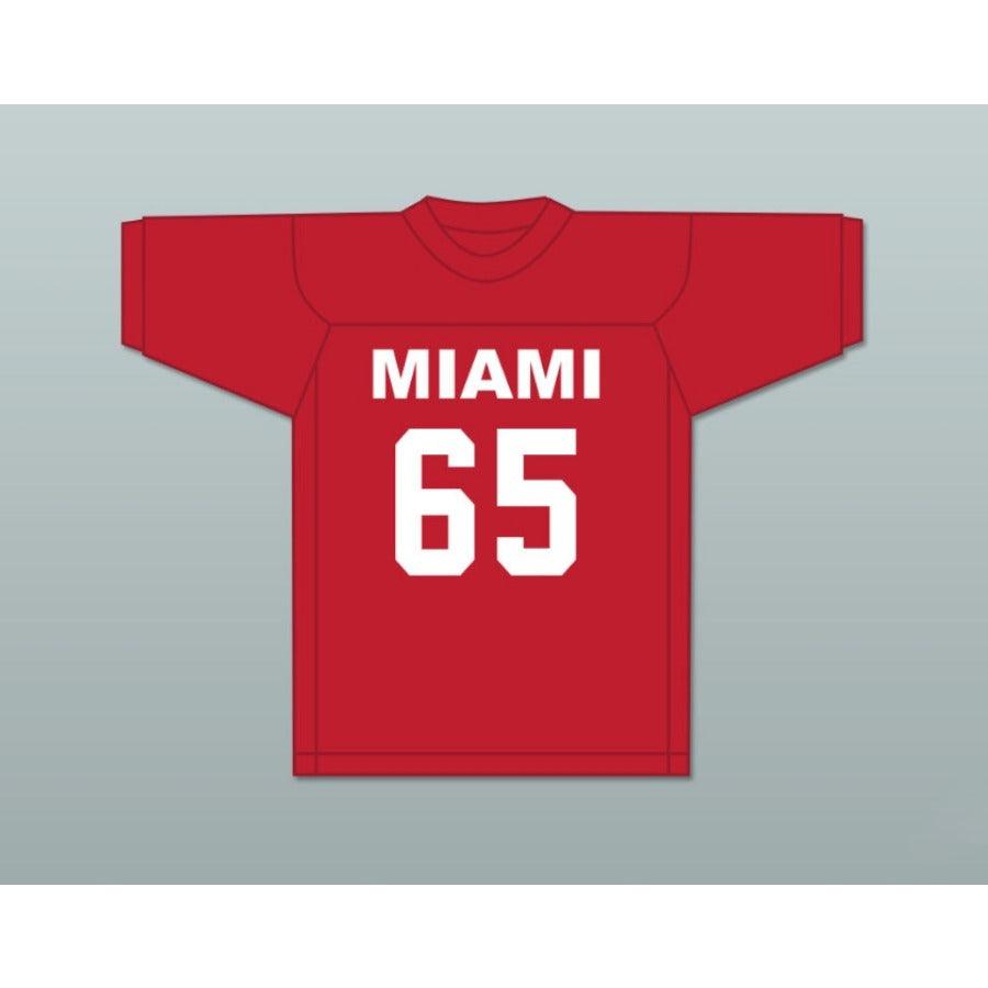 CUSTOM ANY Name Number PUDDIN PATTERSON SR 65 MIAMI Football Jersey Top Stitched S-6XL