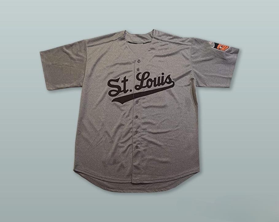 Custom Any Name Number SATCHEL PAIGE 29   BROWNS GRAY BASEBALL JERSEY Top Stitched S-6XL