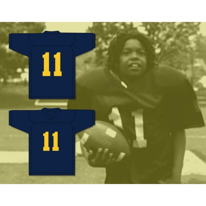 CUSTOM ANY Name Number YOUNG DEON 11 LAKERS MIDDLE SCHOOL FOOTBALL JERSEY ALL THINGS FALL APART Top Stitched S-6XL