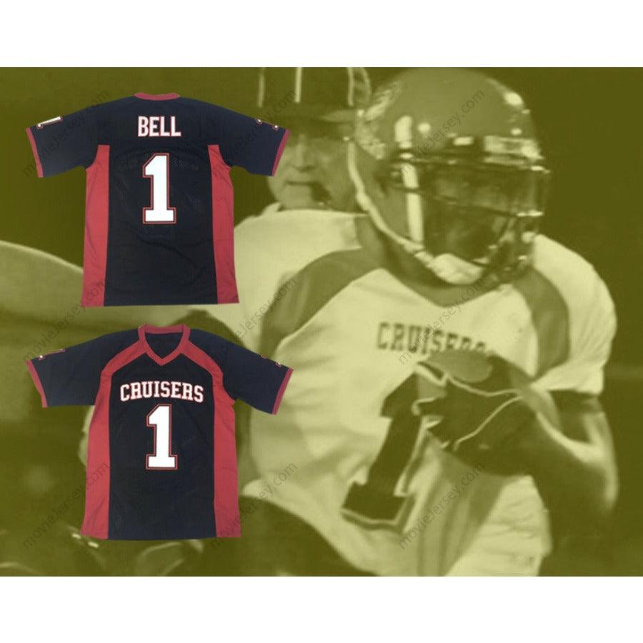 CUSTOM ANY Name Number LE'VEON BELL 1  MADISON HIGH SCHOOL CRUISERS BLACK FOOTBALL JERSEY Top Stitched S-6XL