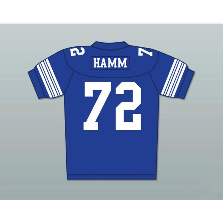 CUSTOM ANY Name Number JON HAMM 72 LADUE RAMS Blue Football Jersey Top Stitched S-6XL
