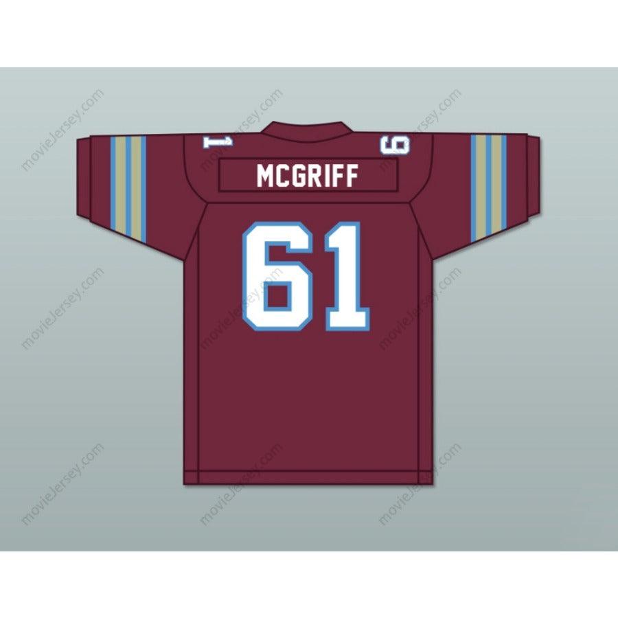 CUSTOM ANY Name Number 1983 USFL TYRONE MCGRIFF 61 MICHIGAN PANTHERS ROAD Football Jersey Top Stitched S-6XL