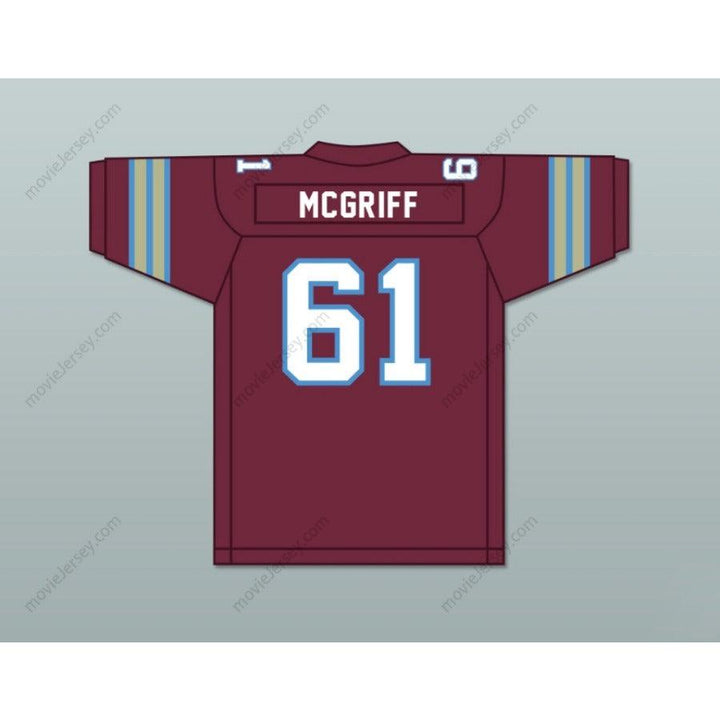CUSTOM ANY Name Number 1983 USFL TYRONE MCGRIFF 61 MICHIGAN PANTHERS ROAD Football Jersey Top Stitched S-6XL