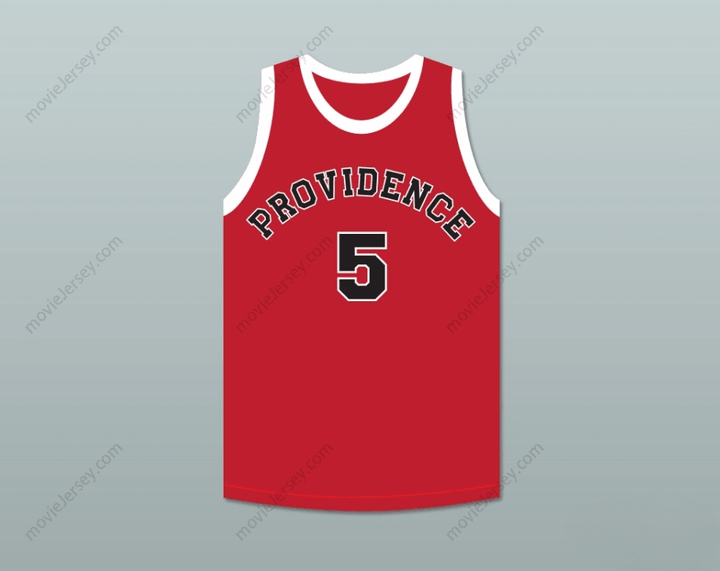 CUSTOM ANY Name Number KENNY SAILORS 5 PROVIDENCE STEAMROLLERS RED BASKETBALL JERSEY 2 Top Stitched S-6XL