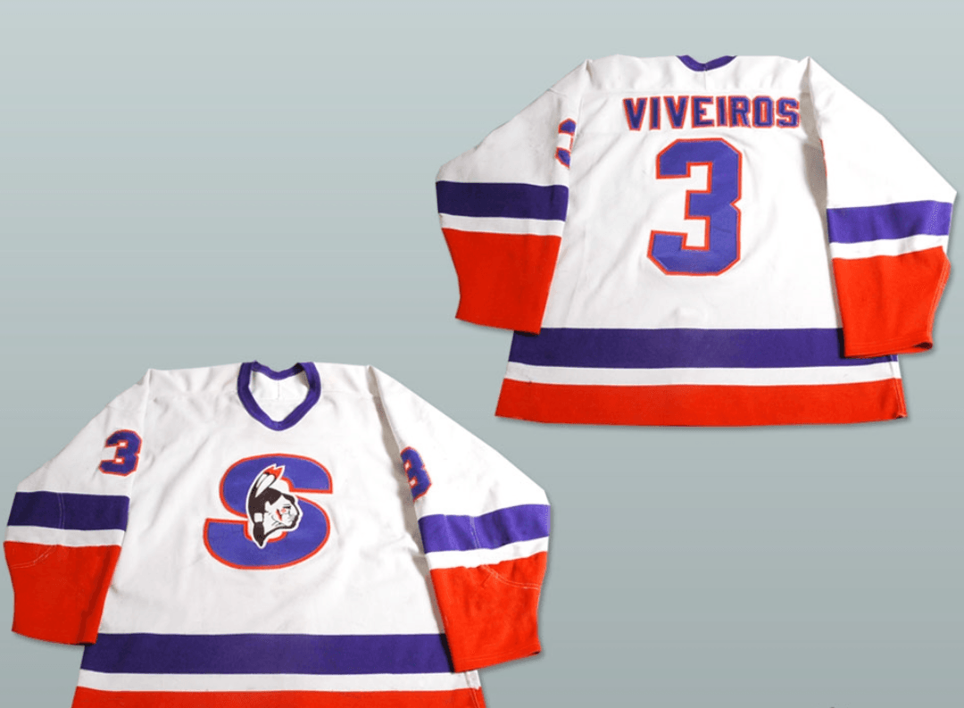 Custom Any Name Number Emanuel Viveiros Springfield Indians AHL Hockey Jersey Top Stitched S-6XL